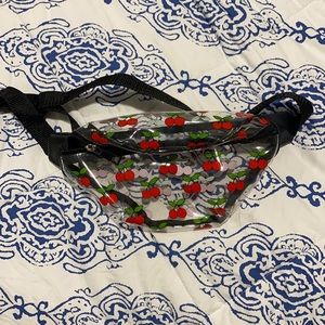 🌸Arizona Jean Co Clear cherry Fanny pack